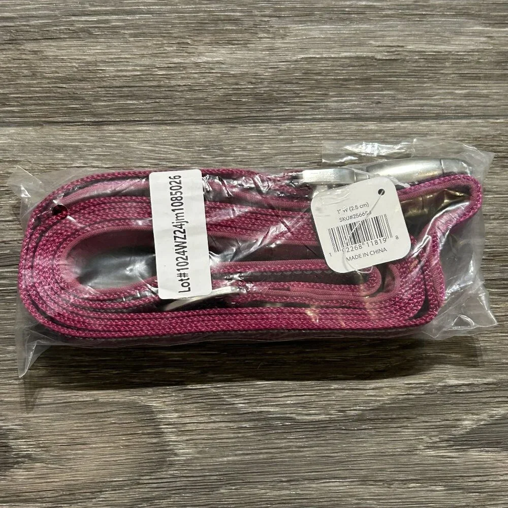 NEW Frisco 6ft Dog Leash Nylon Reflective Comfort Padded Handles Purple 1